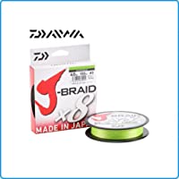 Daiwa j-braid línea trenzada de pesca- 8 fibras- 300 m- verde amarillento